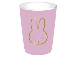 Miffy papírpohár, rózsaszín - 8 db