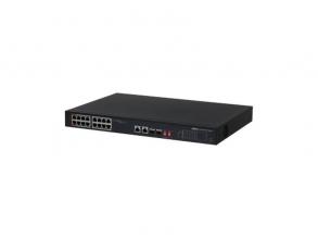 Dahua PFS3218-16ET-135 16x 10/100 (PoE 135W)+2x 100/1000 Uplink/SFP combo uplink PoE switch