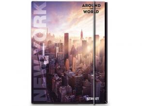 Street Around the World New York gumis mappa A/4