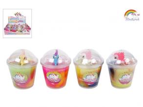 Egyszarvú slime pohárban - többféle, 1 db