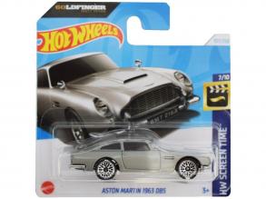 Hot Wheels: Aston Martin 1963 DB5 007 kisautó 1/64 - Mattel