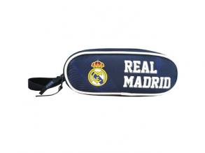 Real Madrid ovális kék-fehér tolltartó