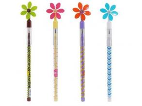 Forgó virágos tolóbetétes ceruza négyféle változatban
