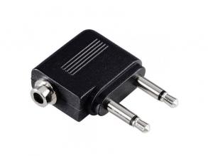 HAMA 43357 Repűlőgép adapter 2x3,5mono-1x3,5 sztereo alj.