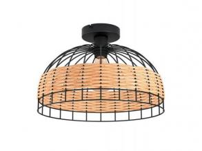 EGLO , 43398 , ANWICK , mennyezeti lámpa , E27 , 1X60W , IP20 , natúr