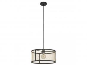 EGLO , 43604 , DELLOW , függesztett lámpa , E27 , 1X40W , IP20 , fekete, réz
