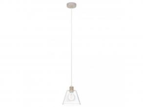 EGLO , 43631 , COPLEY , függesztett lámpa , E27 , 1X40W , IP20 , átlátszó