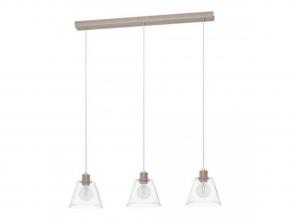 EGLO , 43632 , COPLEY , függesztett lámpa , E27 , 3X40W , IP20 , átlátszó