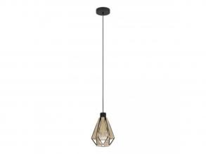 EGLO , 43776 , ADWICKLE , függesztett lámpa , E27 , 1X40W , IP20 , natúr
