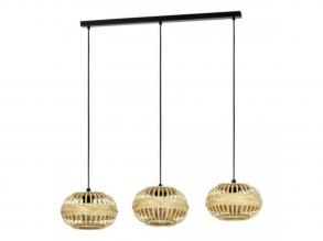 EGLO , 43863 , AMSFIELD 1 , függesztett lámpa , E27 , 3X40W , IP20 , natúr