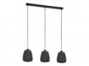 EGLO , 43962 , BARLASTON , függesztett lámpa , E27 , 3X40W , IP20 , szürke