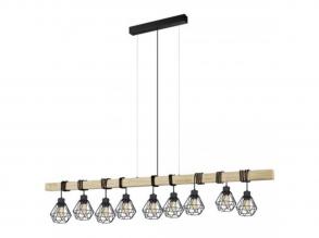 EGLO , 44077 , TOWNSHEND 5 , függesztett lámpa , E27 , 9X60W , IP20