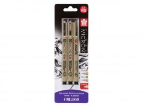 Sakura Pigma Micron toll, 3 darab