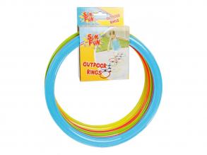 Sun Fun sport- és játékgyűrűk 27 cm, 10 darab