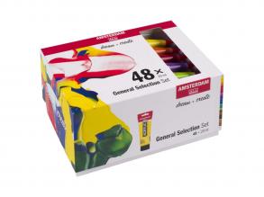 Amsterdam Standard Series akrilfestékek általános válogatás 20 ml, 48 db.