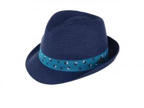 Regatta női kalap fekete/kék színben L/XL-es méretű