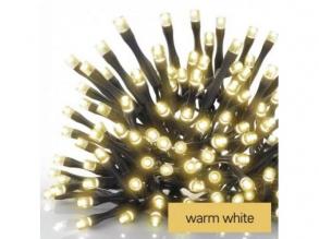 Led fényfüzér szett , adapterrel , kábellel , sorolható , 100 led , 10 m , meleg fehér , időzíthető , IP44 , standard