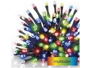 Led fényfüzér szett , adapterrel , kábellel , sorolható , 100 led , 10 m , multicolor , időzíthető , IP44 , standard