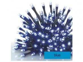 Led fényfüzér , sorolható , beltéri/ kültéri , 100 led , 10 m , kék fény , időzíthető , IP44 , standard