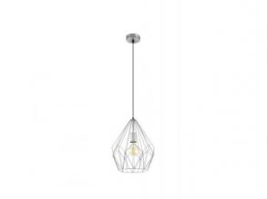 LED lámpa függeszték , mennyezeti , E27 , acél , ezüst , EGLO , CARLTON , 49935