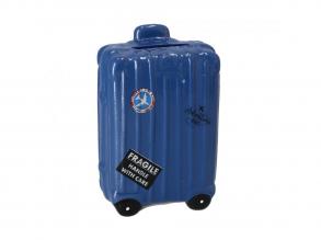 Bőrönd alakú persely, 13,5x9x5 cm, 3 féle vegyes, 1 db Bőrönd alakú persely, 13,5x9x5 cm, 3 féle vegyes, 1 db