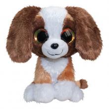 Plüss kutyus, 15 cm, barna