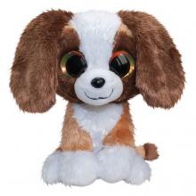 Plüss kutyus, 24 cm, barna