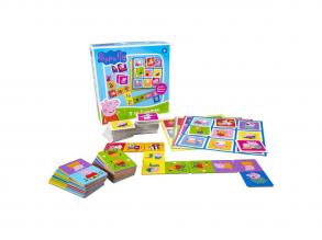 Peppa Malac 3n1: Memo, Lotto, Dominó játék