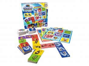 Pizsihősök 3in1 Memo Lotto Dominó játék