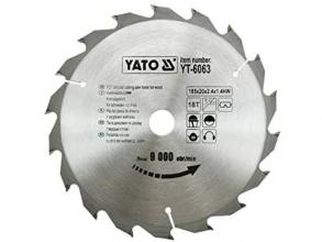 YATO Fűrésztárcsa fához 185/20/18