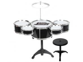 Jazz Drum 6 részes játék dobfelszerelés állványon dobszékkel