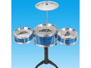 Jazz Drum állványos 4 részes kék játék dobfelszerelés