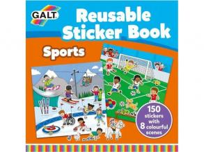 Galt újraragasztható matricás könyv - Sport