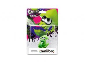 Amiibo Splatoon Squid (Green) játékfigura