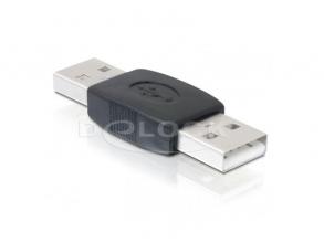 Delock 65011 USB-A apa - USB-A apa adapter