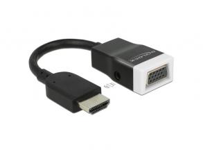 Delock 65587 HDMI-A dugó > VGA hüvely audióval adapter