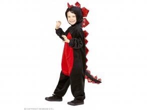 Fekete sárkány püss overál unisex gyermek jelmez