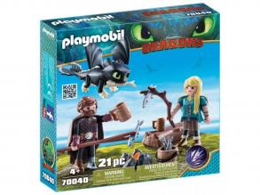 Playmobil Hablaty és Astrid játék szett