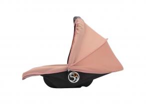 3 az 1-ben autós ülés játék babáknak, rózsaszín,29 x 27,5 x 45 cm