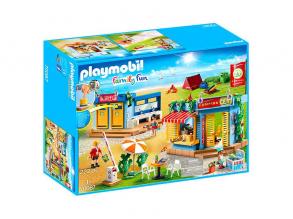 Playmobil: vidám család nagy kempinggel - 70087