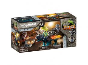 Playmobil: Dino Rise - Triceratops: Zendülés a Legenda Köveinél (70627)