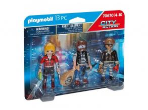 Playmobil: Bűnöző figurák szettben 70670