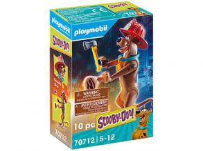 Playmobil: SCOOBY-DOO! Gyűjthető figura Tűzoltó (70712)