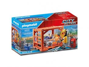 Playmobil: Hegesztő konténerrel (70774)