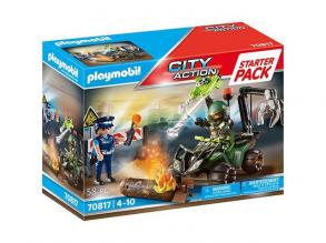 Playmobil: Városi forgatag - Rendőrség veszélyes bevetésen Starter Pack (70817)