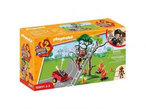Playmobil: Duck on Call Tűzoltó bevetés macskamentés (70917)