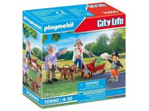Playmobil: City Life Nagyszülők unokával (70990)