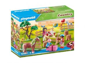 Playmobil: Vidéki élet - Gyermekszülinap a pónifarmon (70997)
