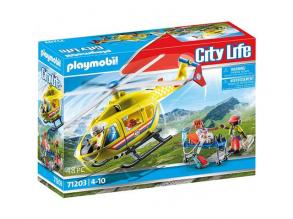Playmobil: City Life Mentőhelikopter (71203)