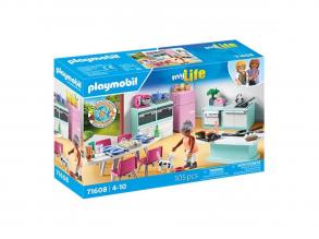 PlayMobil 71608 Konyha étkezővel
